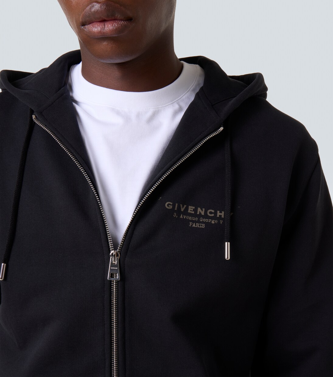 Givenchy Stamp cotton fleece hoodie | Givenchy