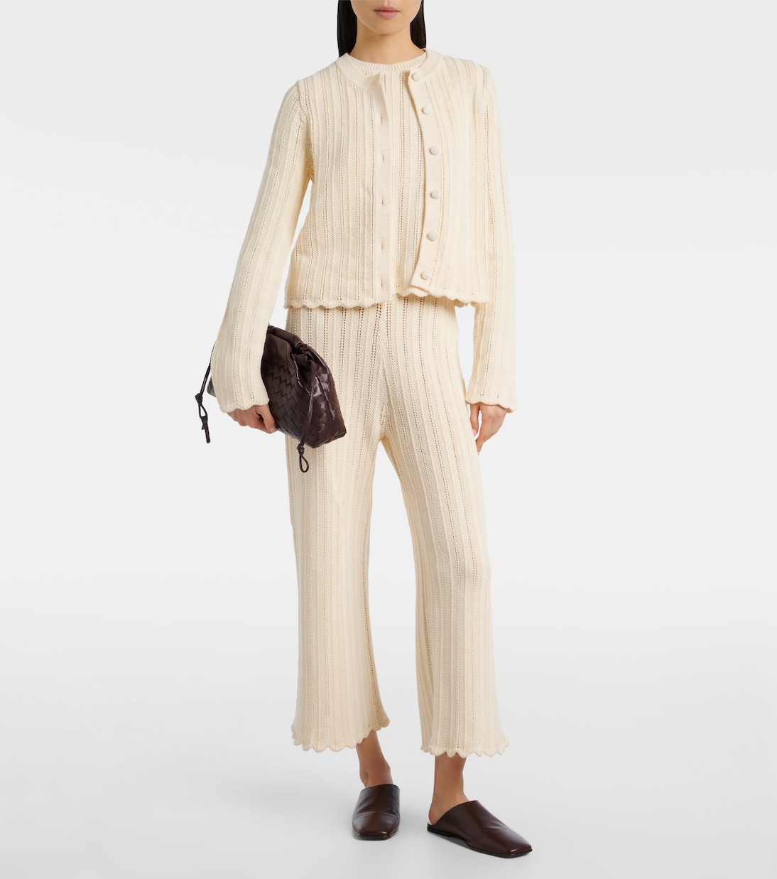 Zabou scalloped pointelle cotton top | Altuzarra