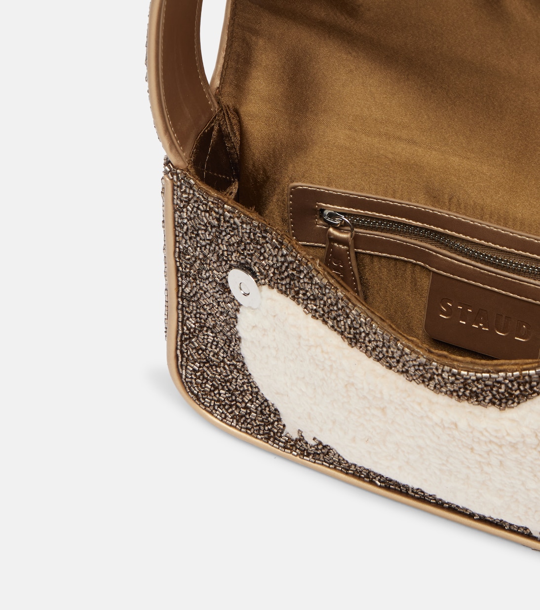 Tommy beaded shoulder bag | Staud