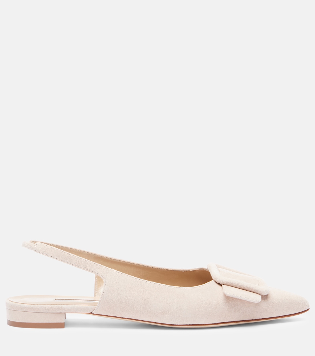 Maylura suede slingback flats | Manolo Blahnik