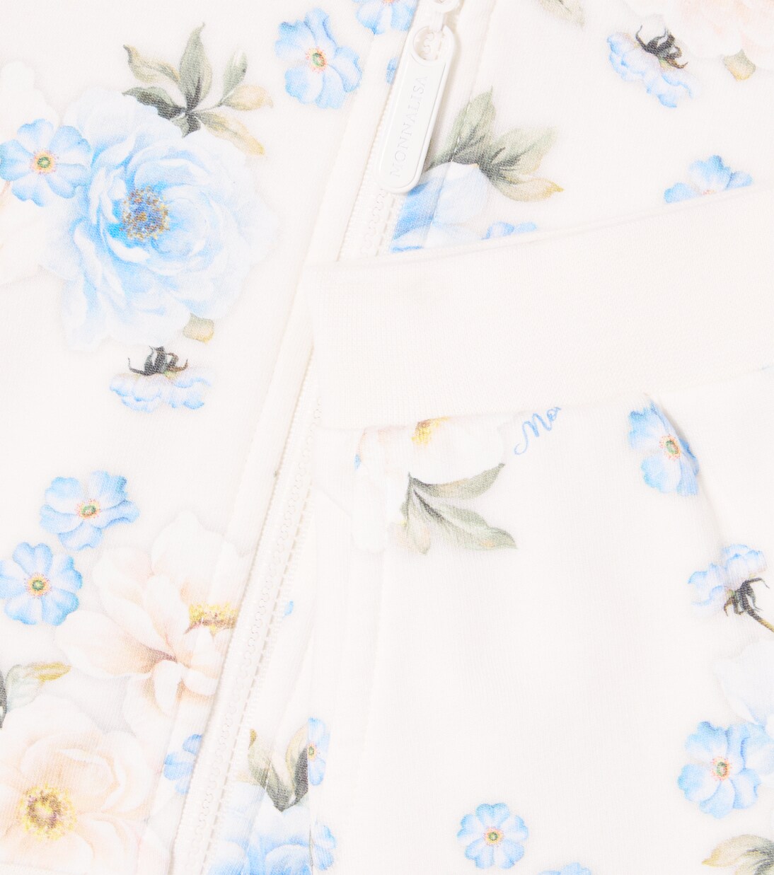 Baby floral hoodie and sweatpants set | Monnalisa