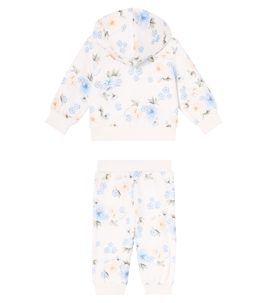 Baby floral hoodie and sweatpants set | Monnalisa