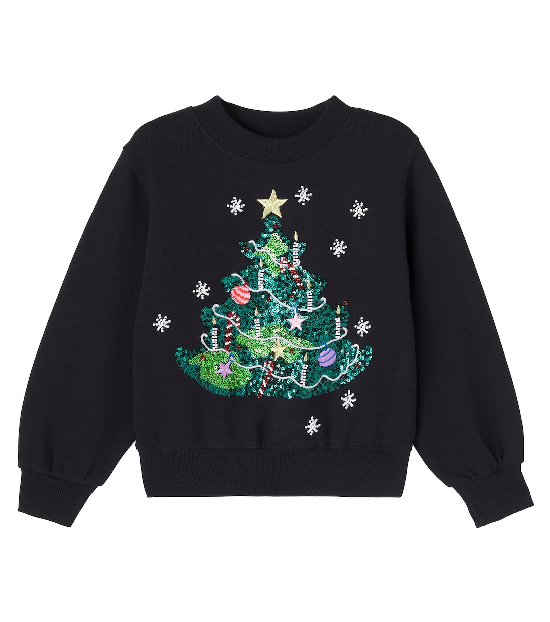 سويت شيرت من القطن الجيرسيه مع تزيين بالترتر  | Molo