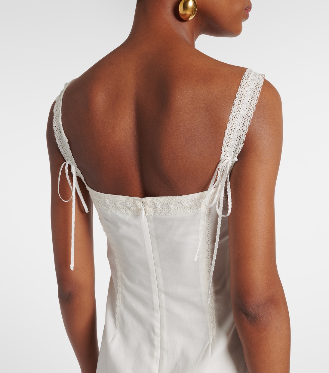 Robe midi Matilde en coton | Staud