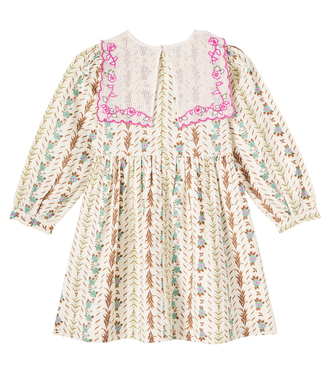 Besticktes Kleid Eliza aus Baumwolle | Bebe Organic