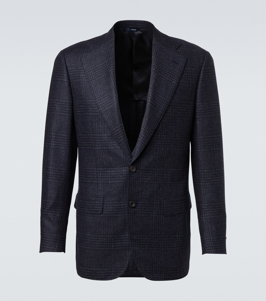 Checked wool and silk blazer | Thom Sweeney