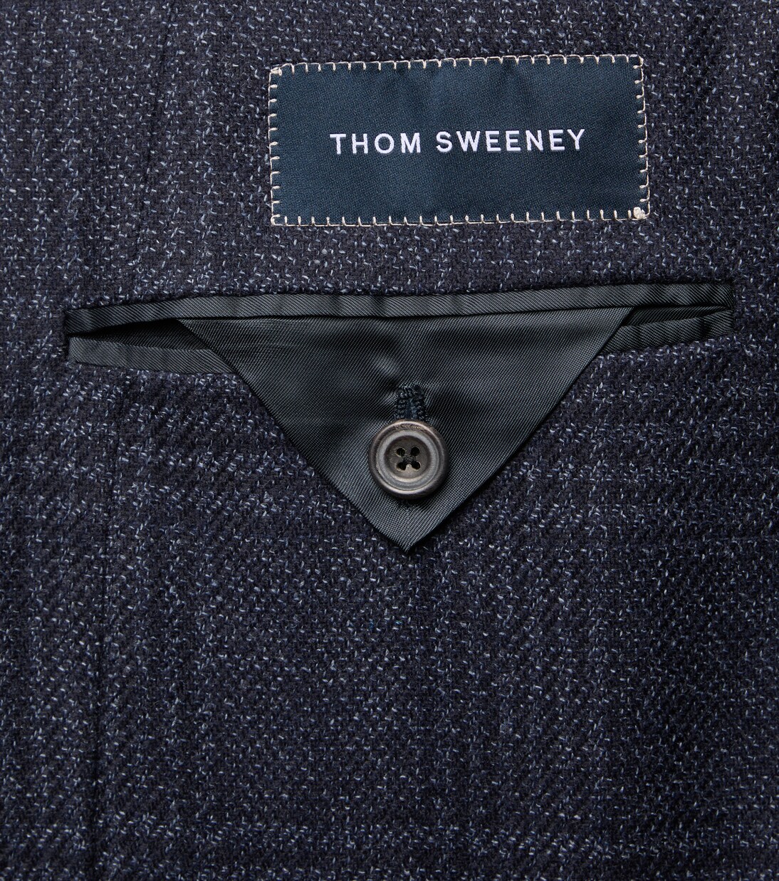 Checked wool and silk blazer | Thom Sweeney