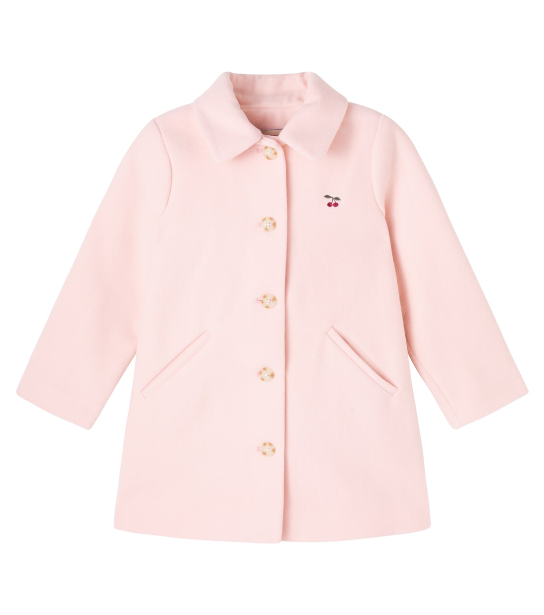 Novella embroidered wool-blend coat | Konges Sløjd