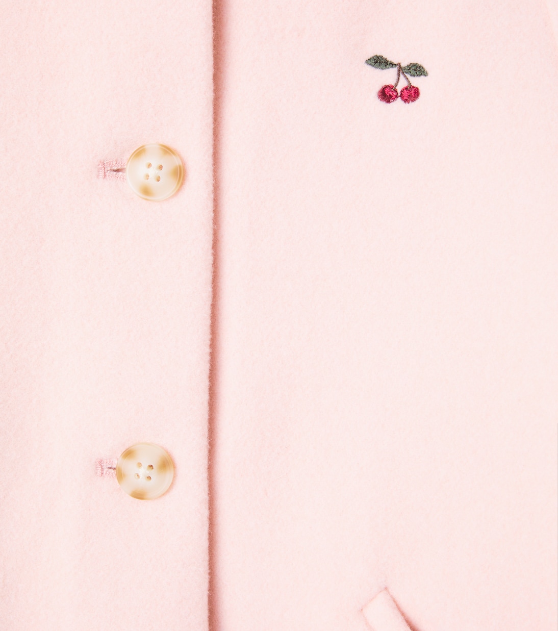 Novella embroidered wool-blend coat | Konges Sløjd