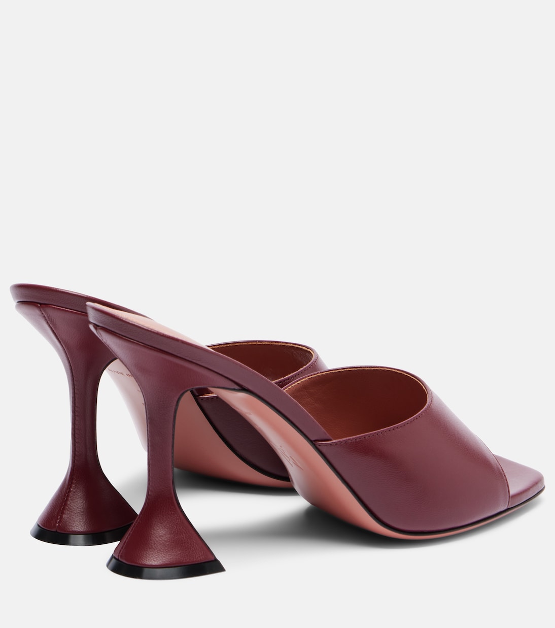 Mules Lupita 95 en cuir | Amina Muaddi