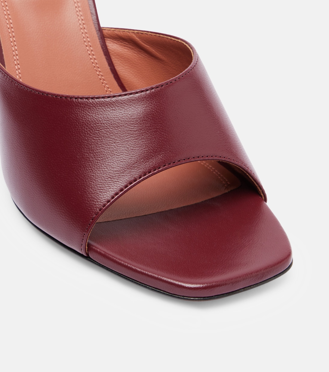 Mules Lupita 95 en cuir | Amina Muaddi