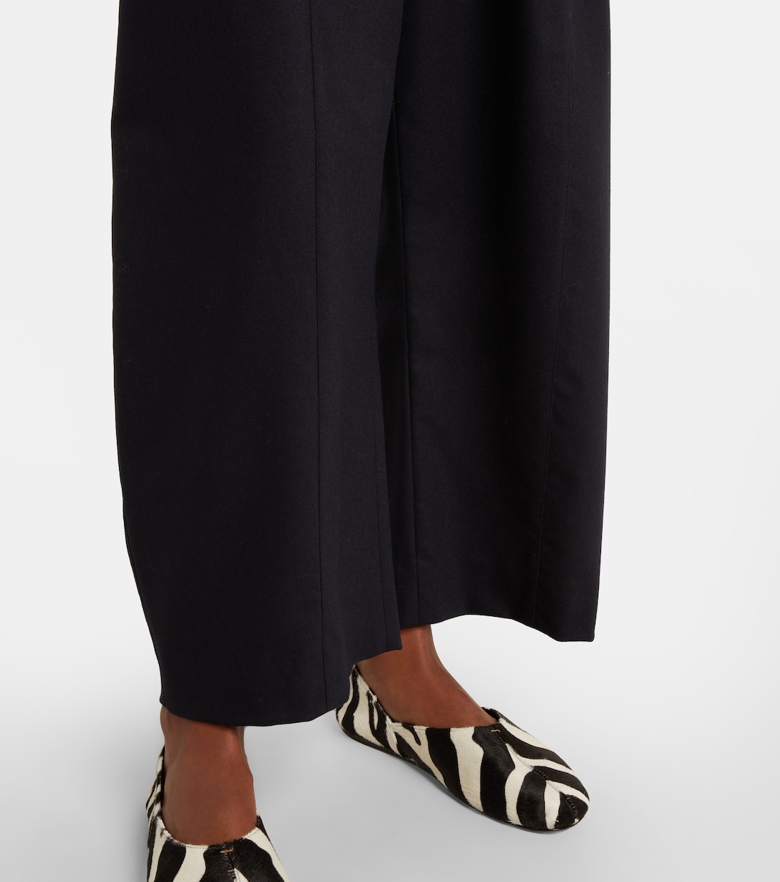 Clover wool and cashmere barrel-leg pants  | Khaite