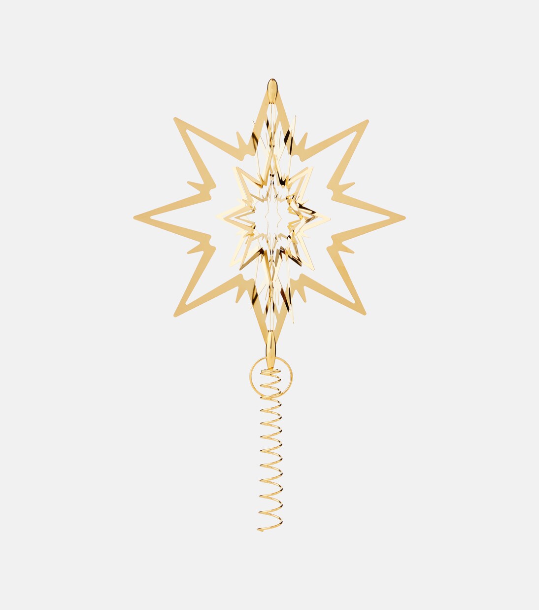 Star Large gold-plated tree topper by Flemming Eskildsen | Georg Jensen