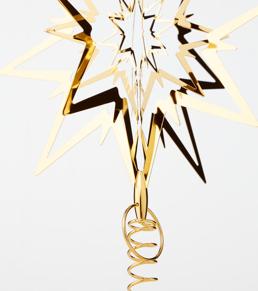 Star Large gold-plated tree topper by Flemming Eskildsen | Georg Jensen