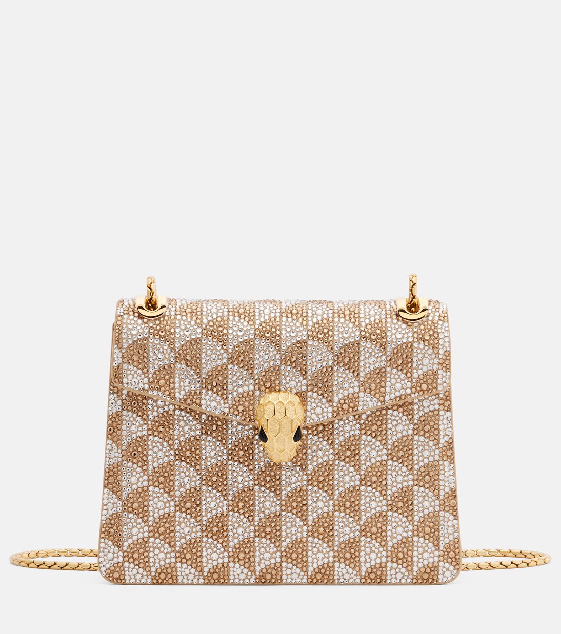 Serpenti Forever embellished shoulder bag | Bvlgari