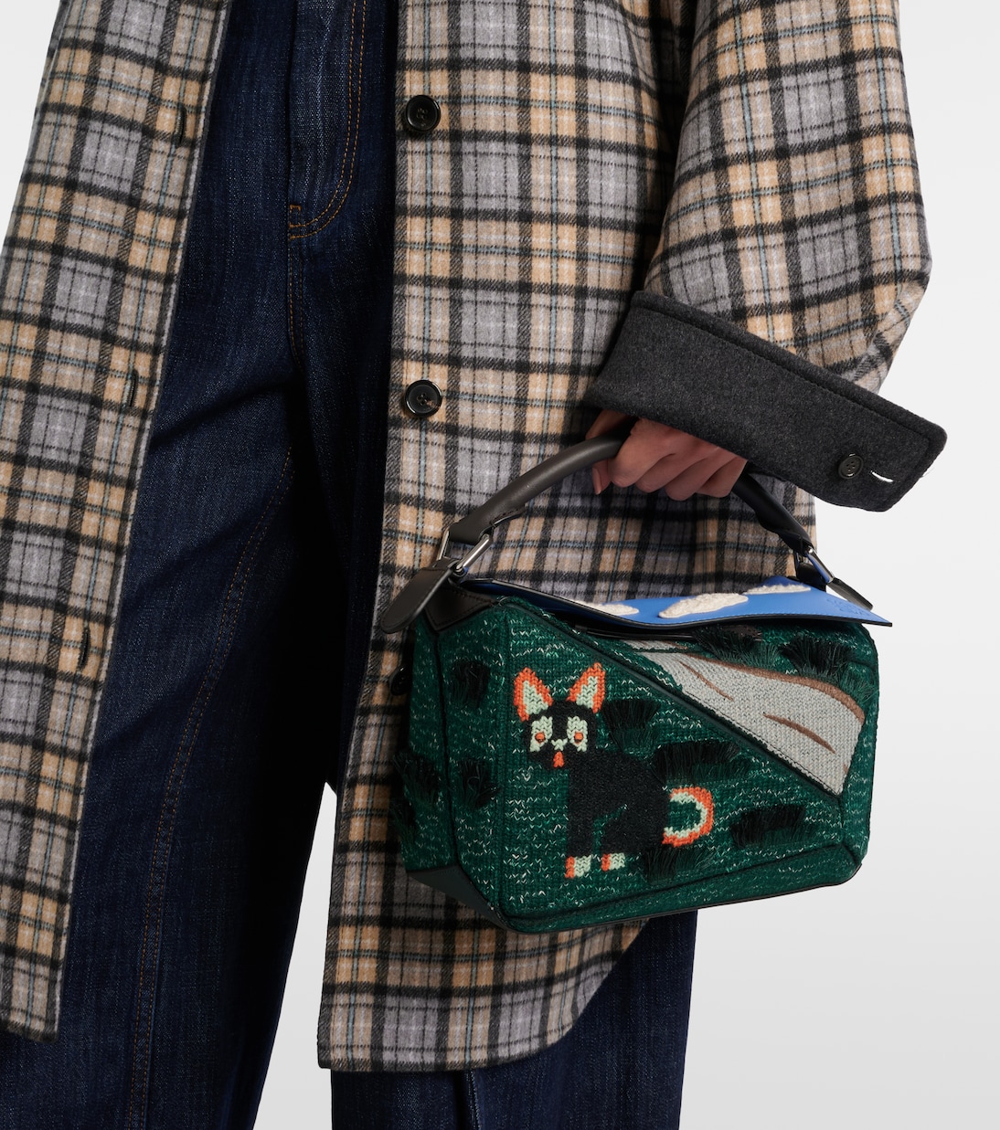 x Louis Wain – Sac Futurist Cat Puzzle | Loewe