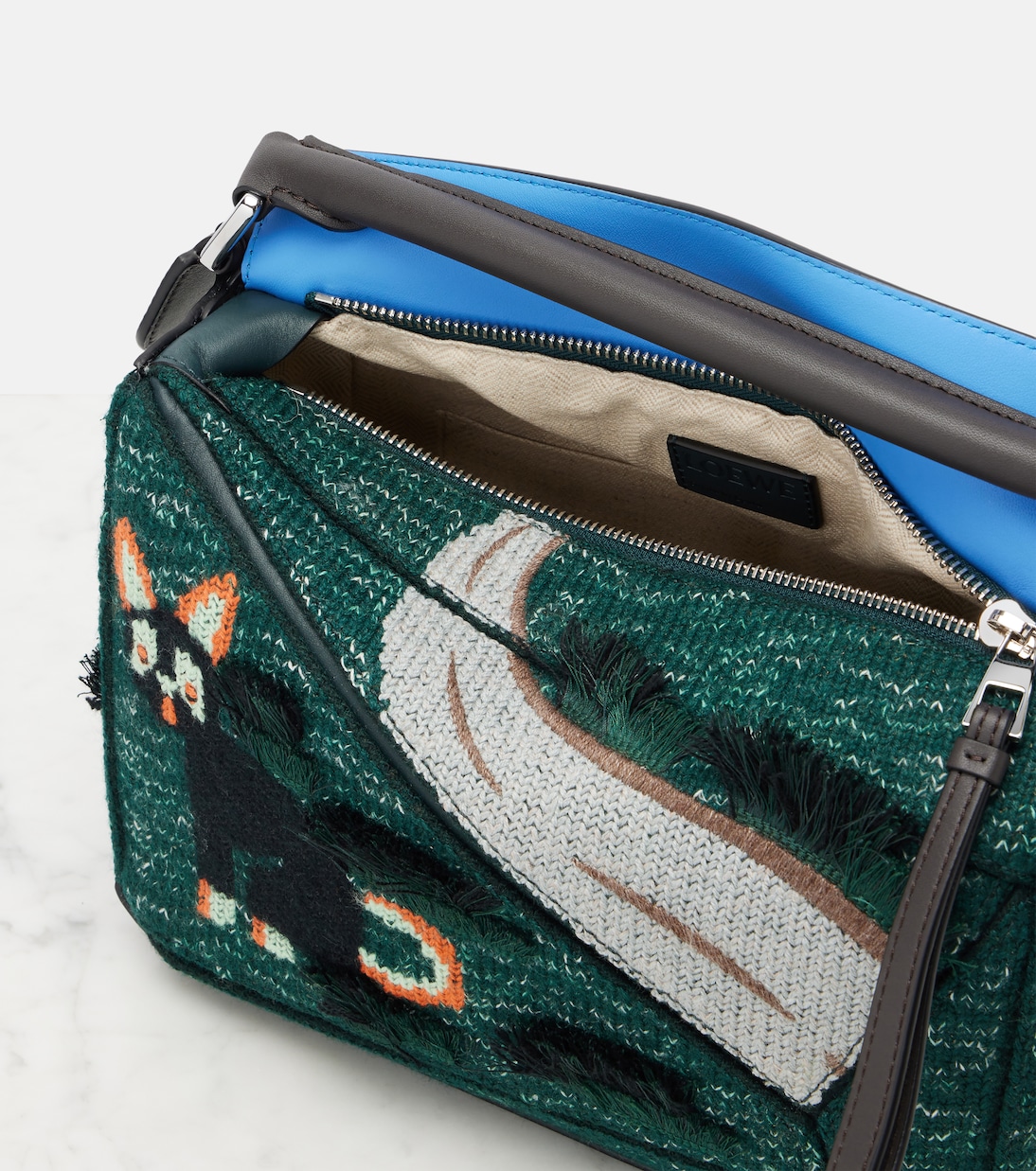 x Louis Wain – Sac Futurist Cat Puzzle | Loewe