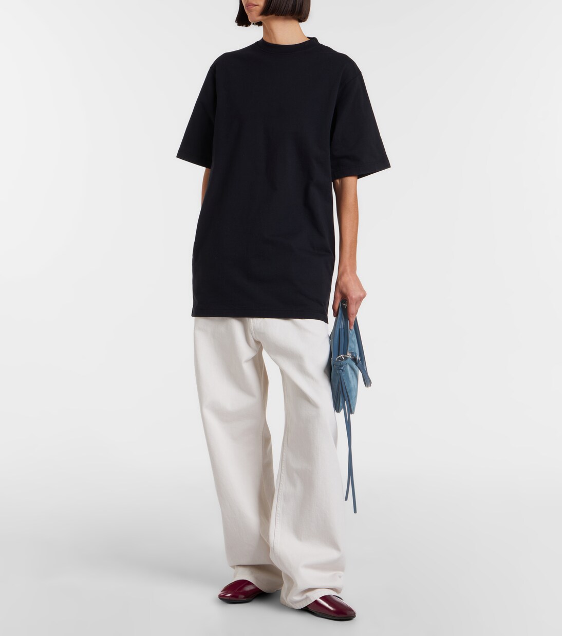 Small Gig suede shoulder bag | Phoebe Philo