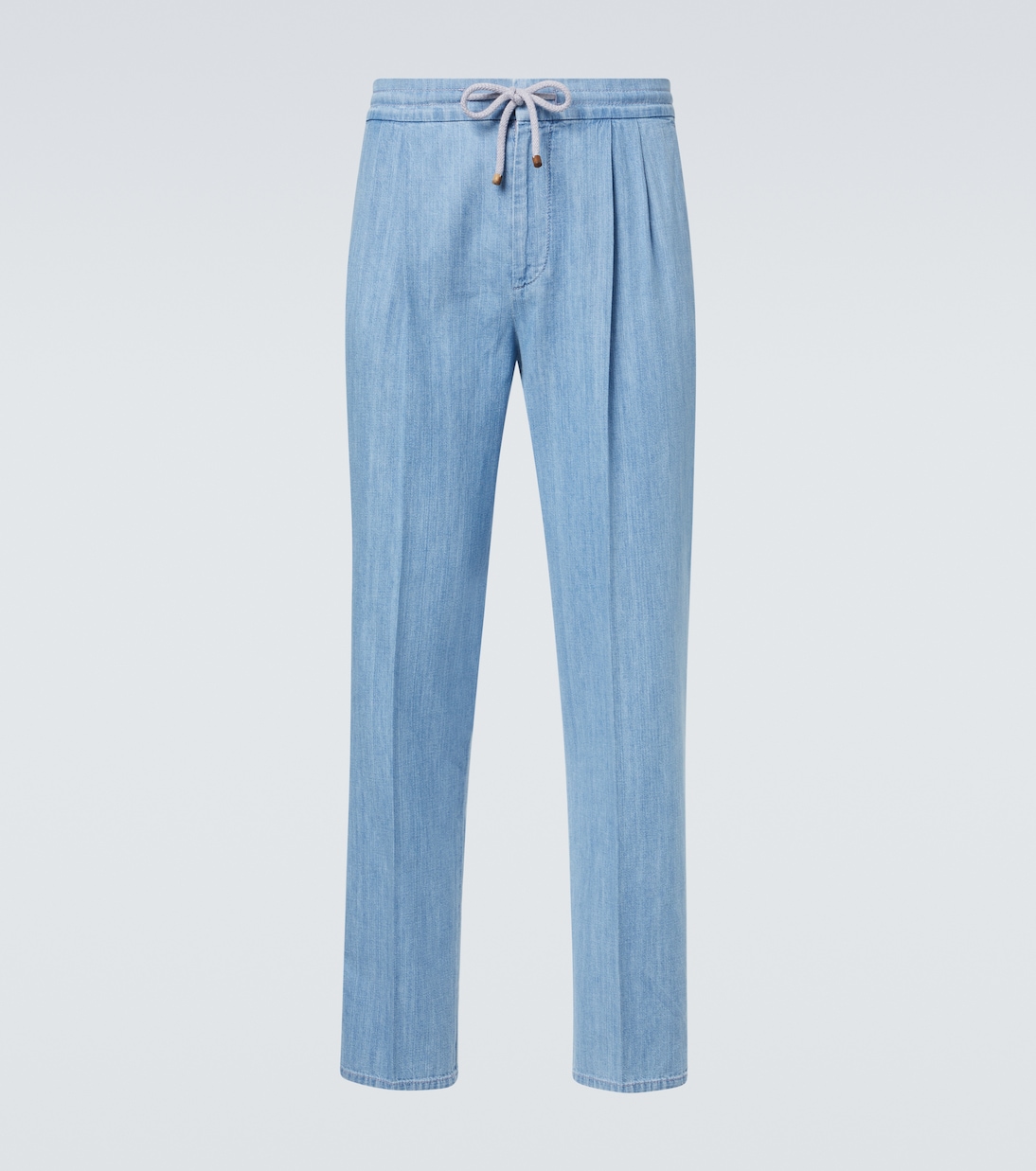 Pantalon droit en coton | Brunello Cucinelli