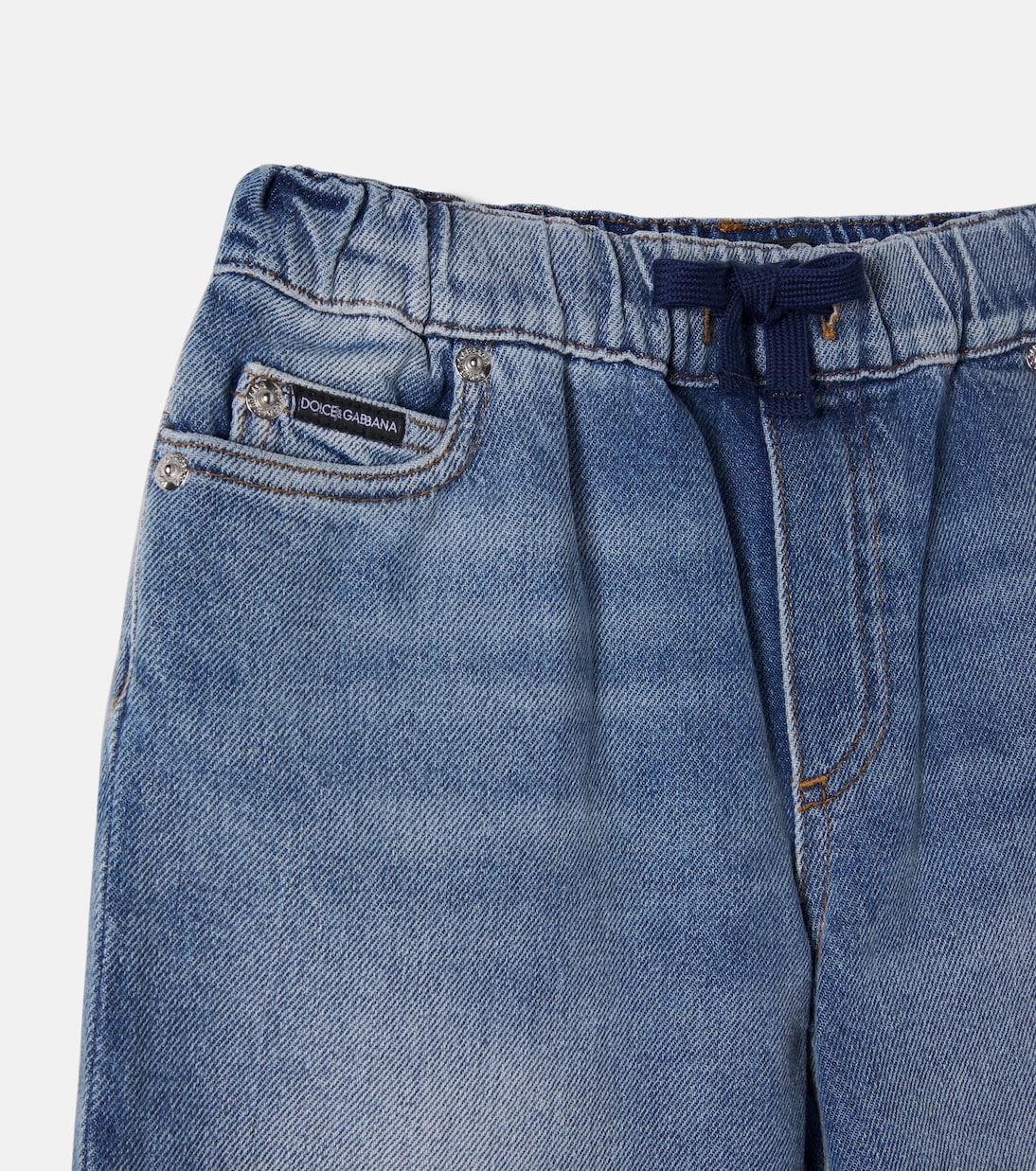 Bermuda-Shorts aus Denim | Dolce&Gabbana Kids