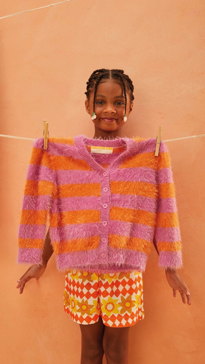 Cardigan rayé | Fábula