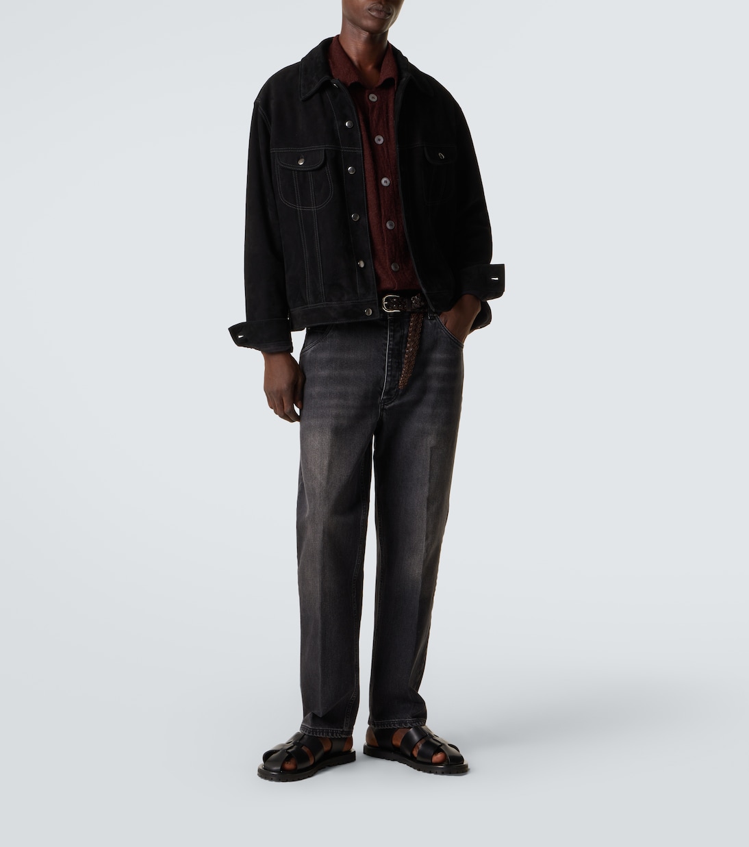 Sandalen Sandom aus Leder | Studio Nicholson