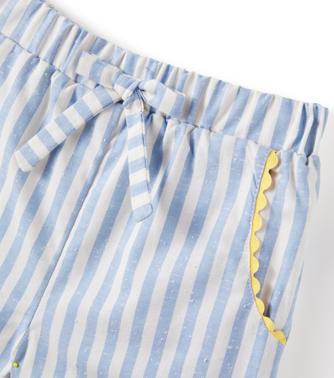 Miranda striped cotton shorts | La Coqueta