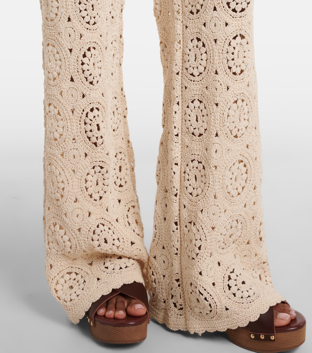 Weite Hose The Crochet aus Baumwolle | Frame