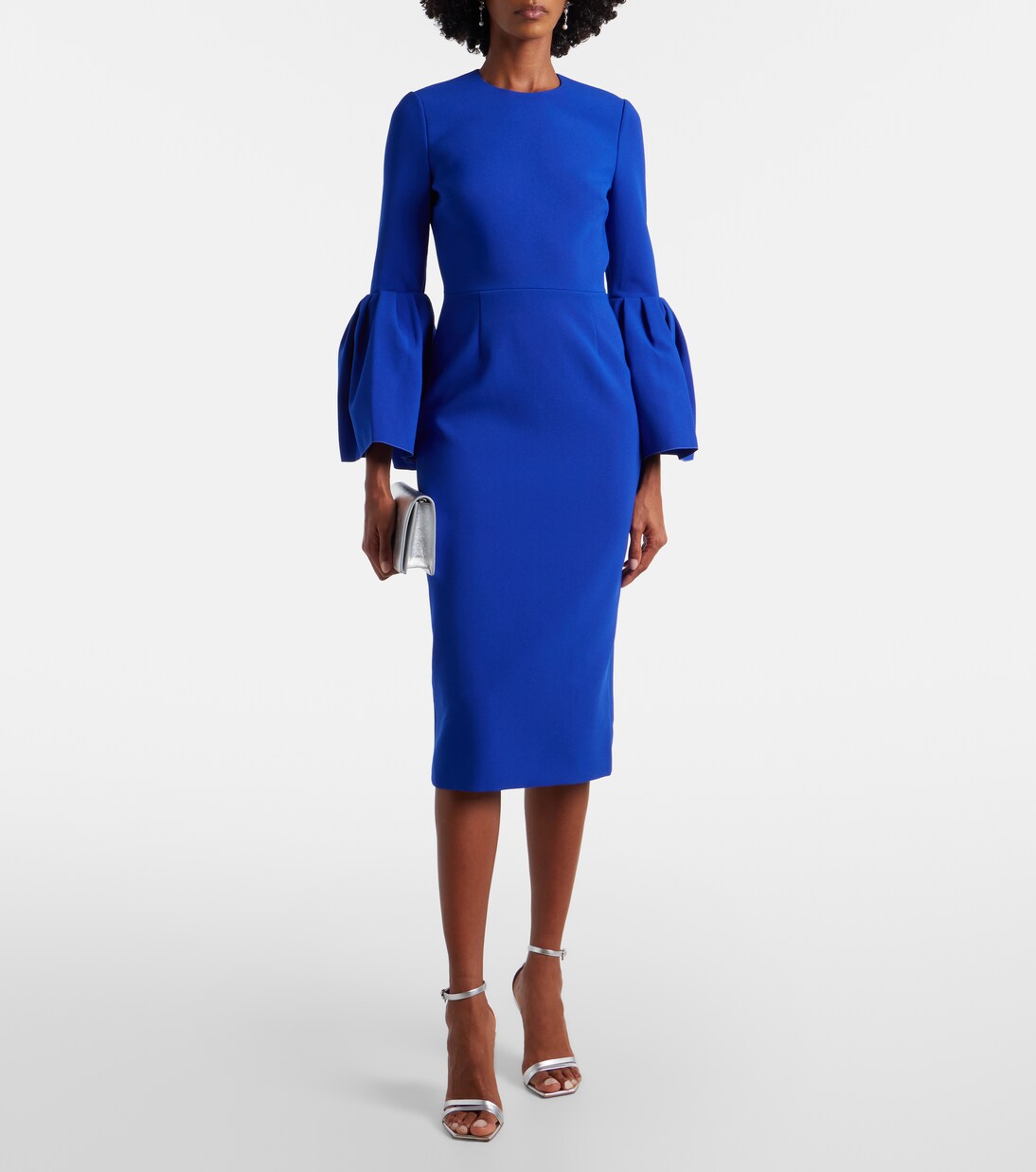 Abito midi Margot in crêpe | Roksanda