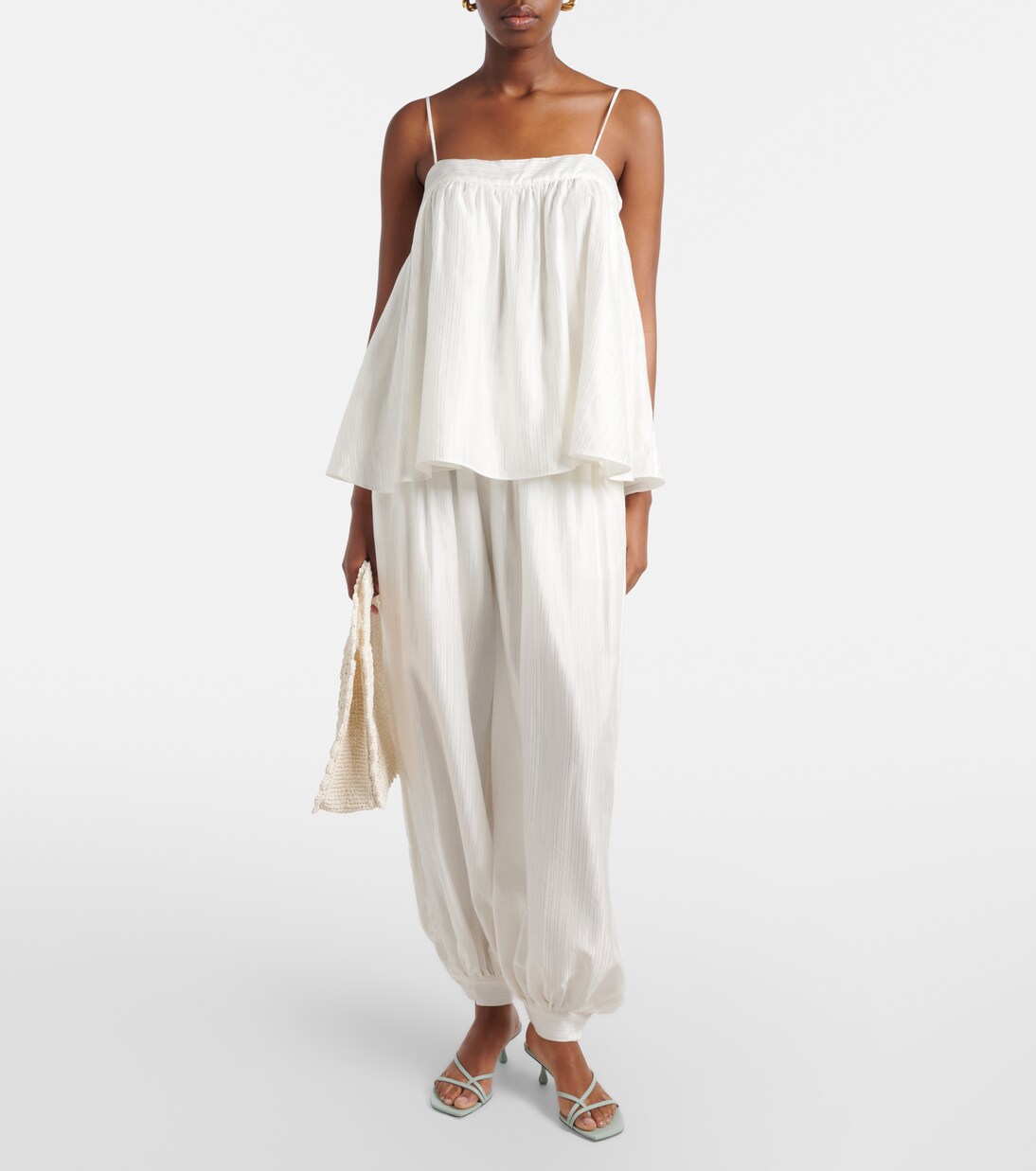 Striped balloon pants | Rotate