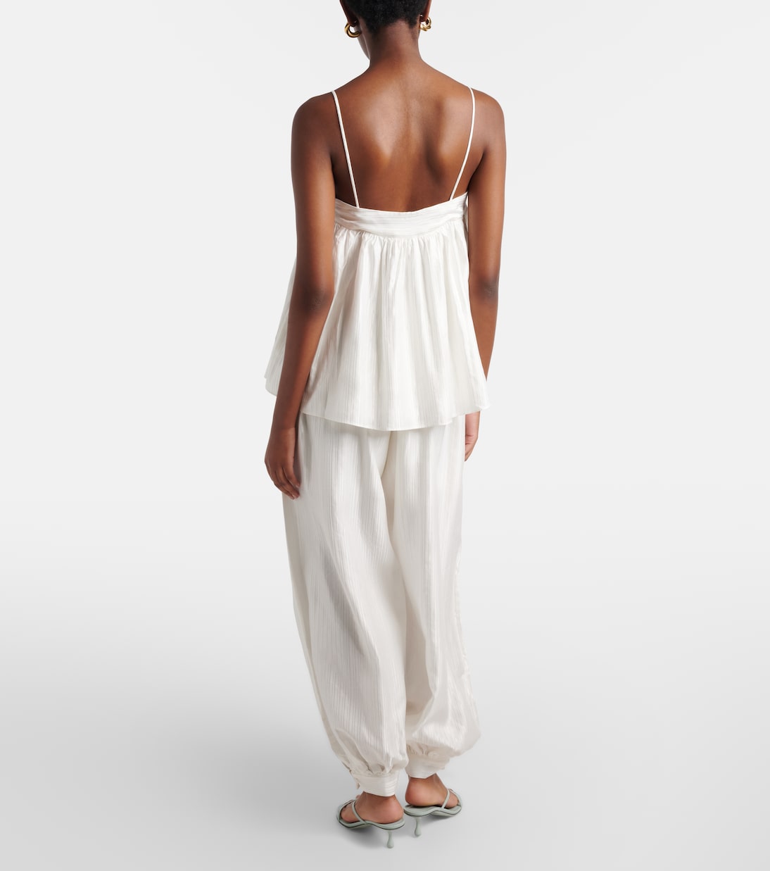 Striped balloon pants | Rotate