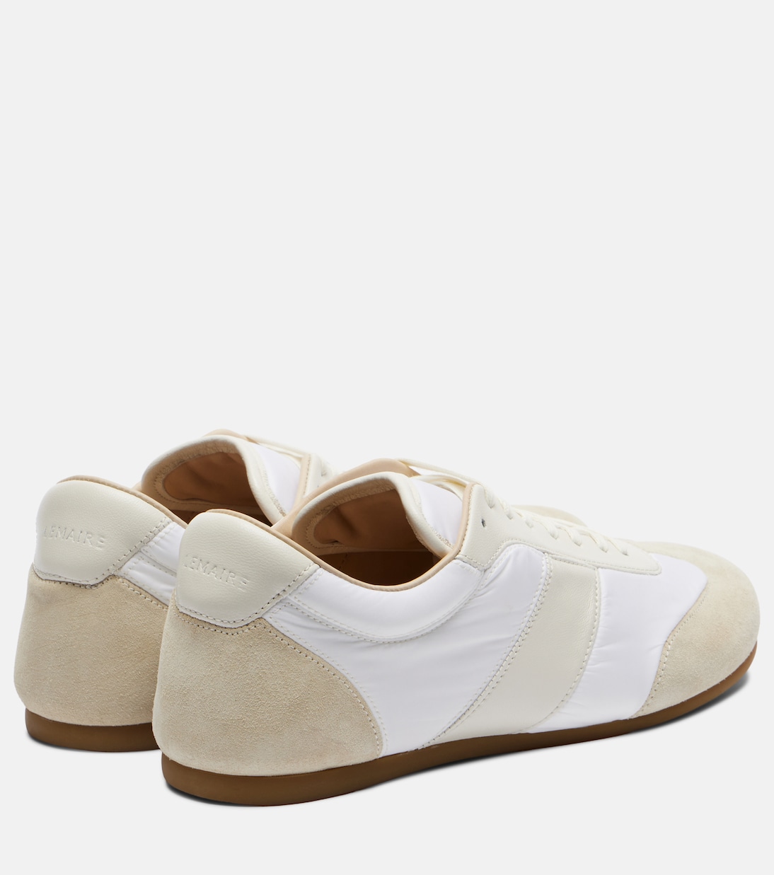 Soft suede-trimmed sneakers | Lemaire