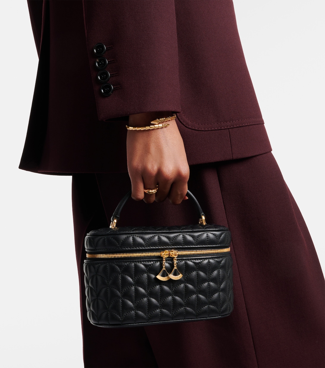 Divas’ Dream Small leather vanity bag | Bvlgari