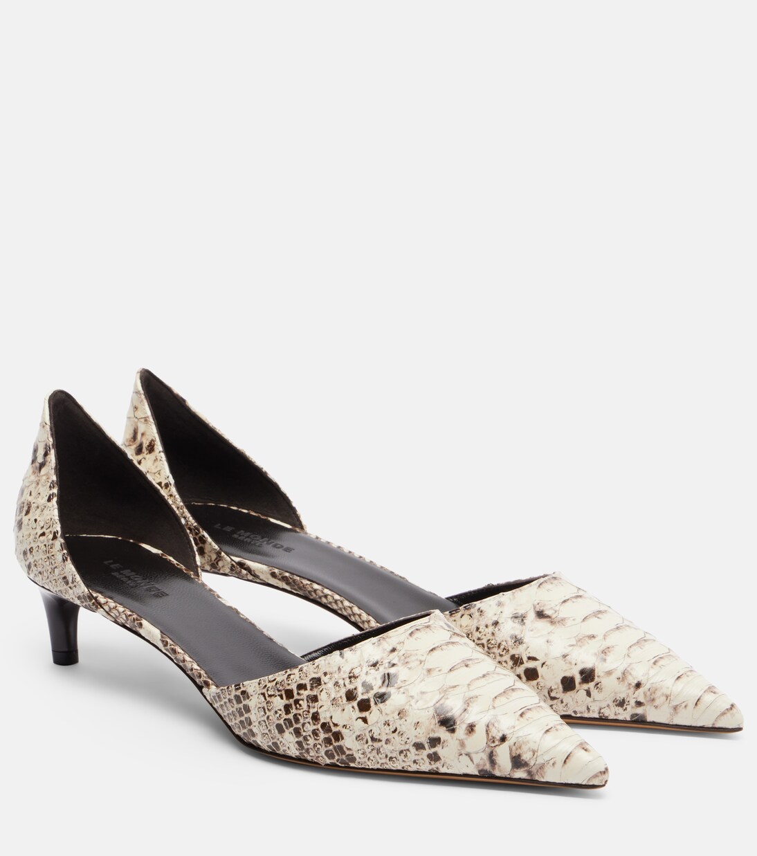 Dakota snake-effect leather pumps | Le Monde Béryl