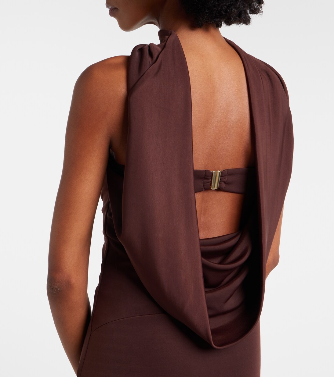 Isla scarf-detail maxi dress | Rebecca Vallance