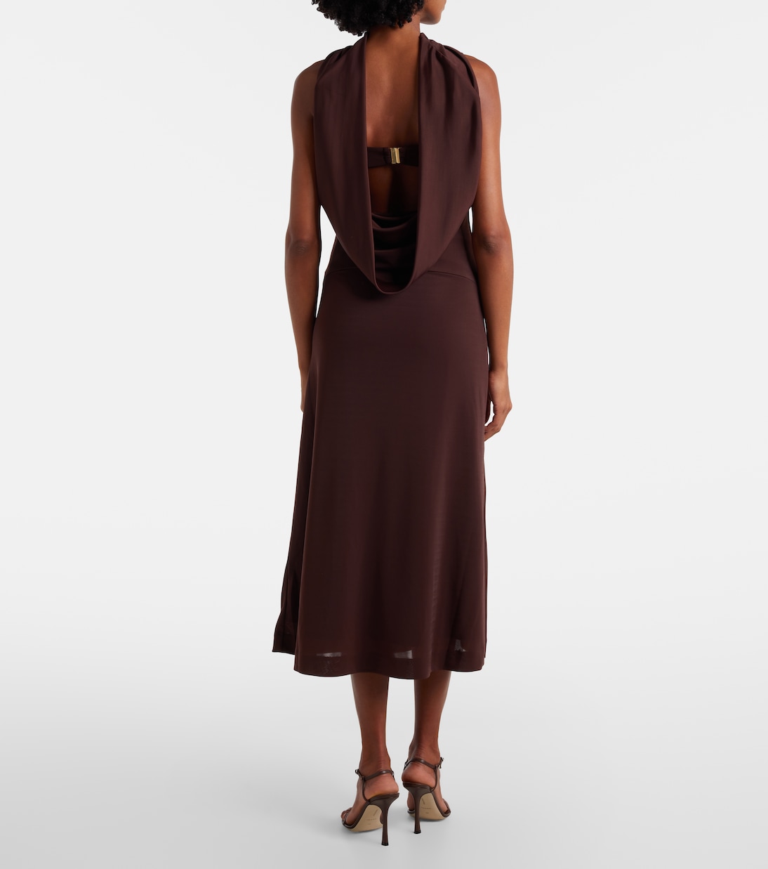 Isla scarf-detail maxi dress | Rebecca Vallance