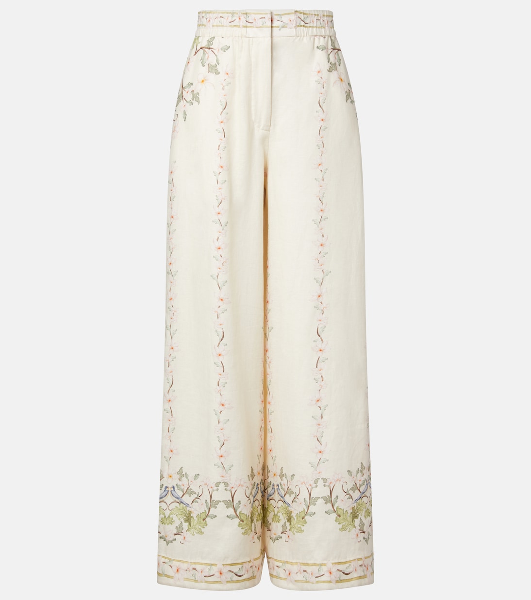 Tota floral linen wide-leg pants | Agua by Agua Bendita
