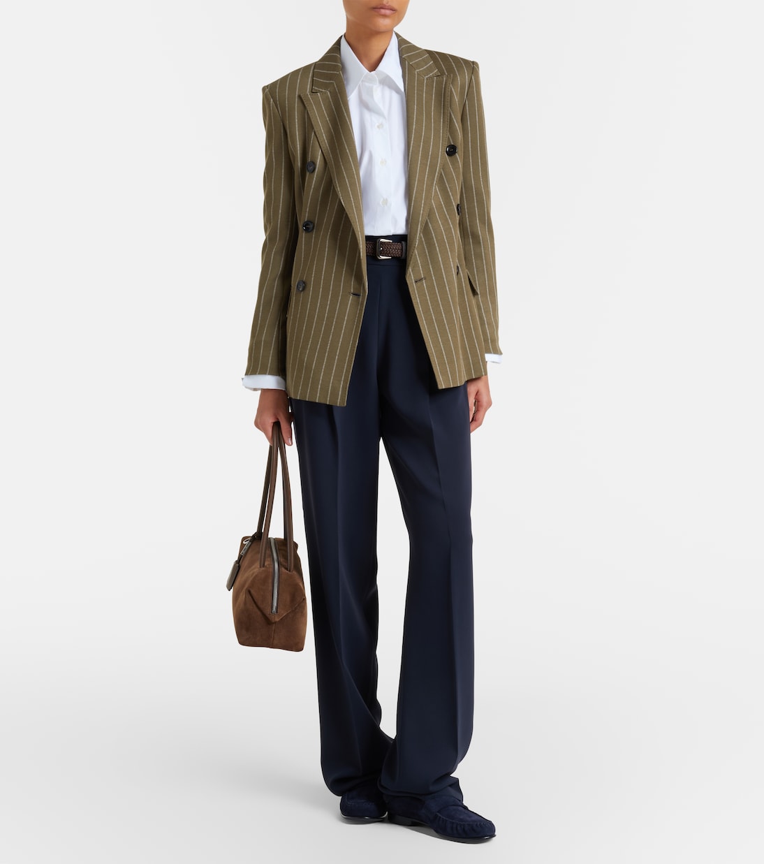 Large suede shoulder bag | Max Mara