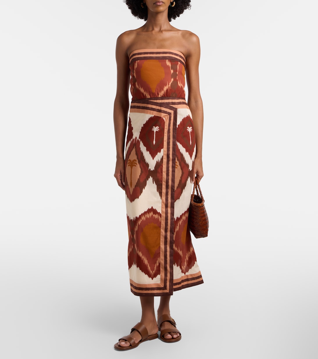 Printed cotton wrap dress | Johanna Ortiz
