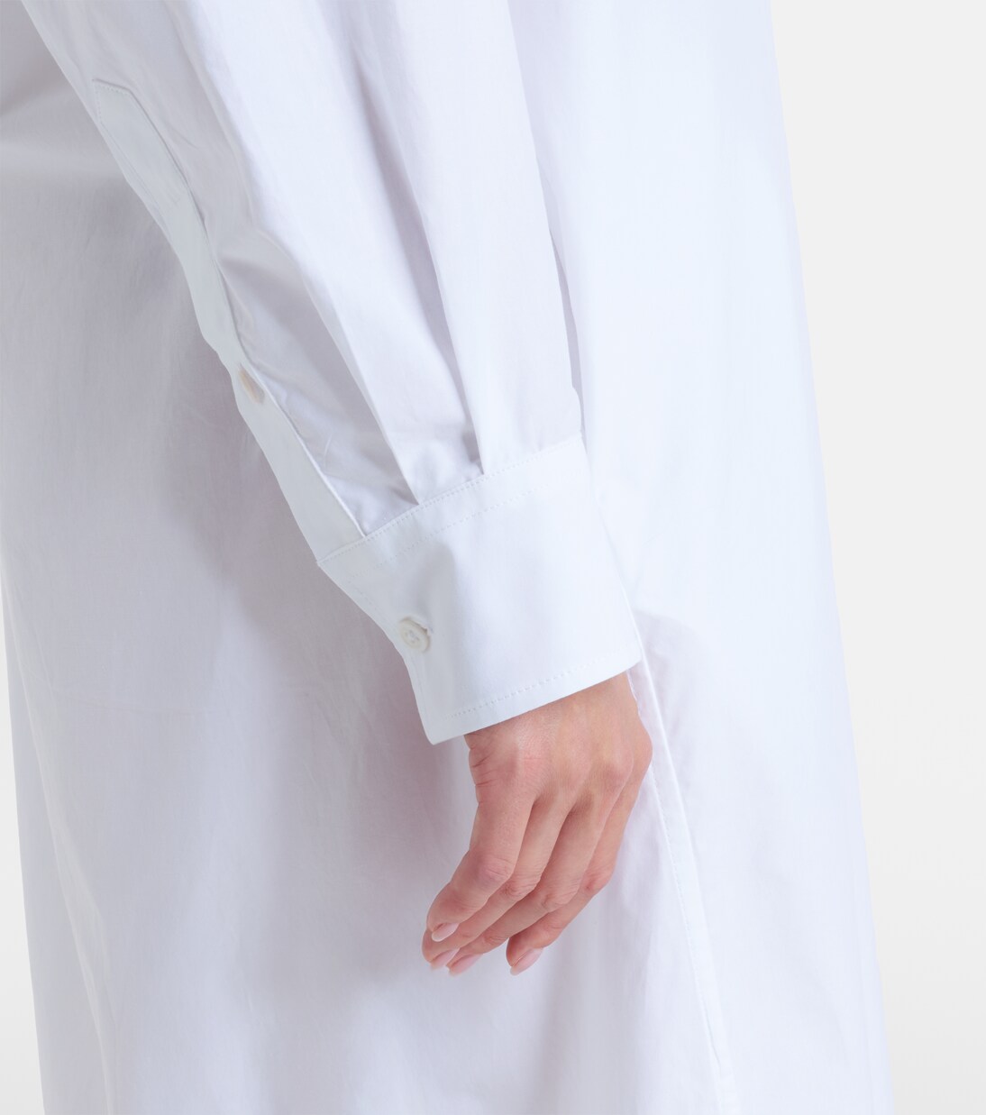 Hemdblusenkleid Bloom aus Baumwollpopeline | The Frankie Shop