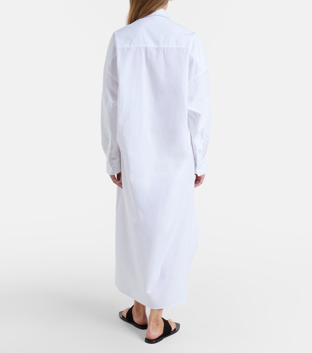 Hemdblusenkleid Bloom aus Baumwollpopeline | The Frankie Shop