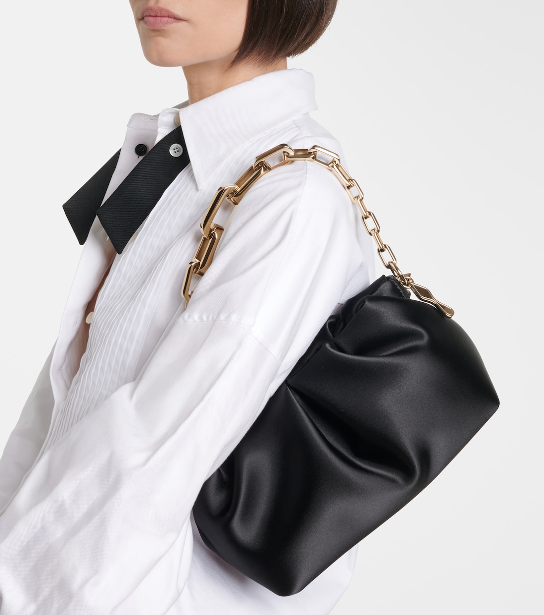 Eva Small satin shoulder bag | Christian Louboutin