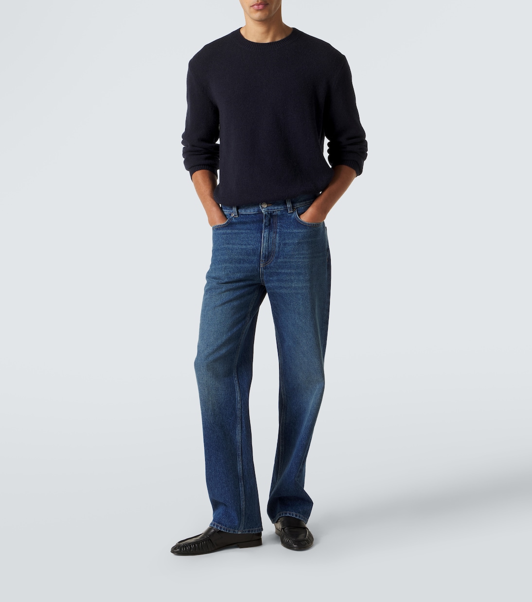 Vanya faded wide-leg jeans | The Row