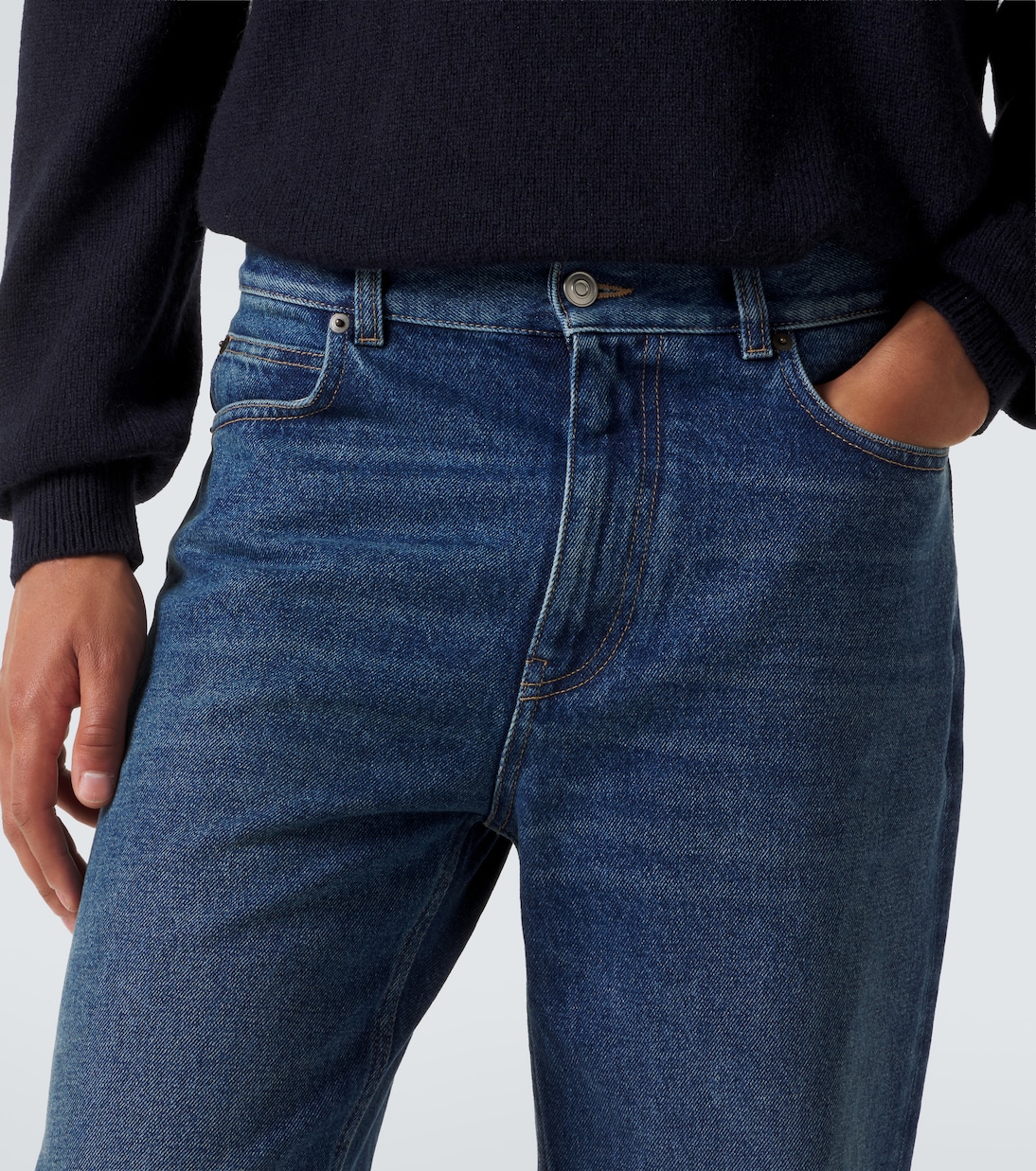 Vanya faded wide-leg jeans | The Row