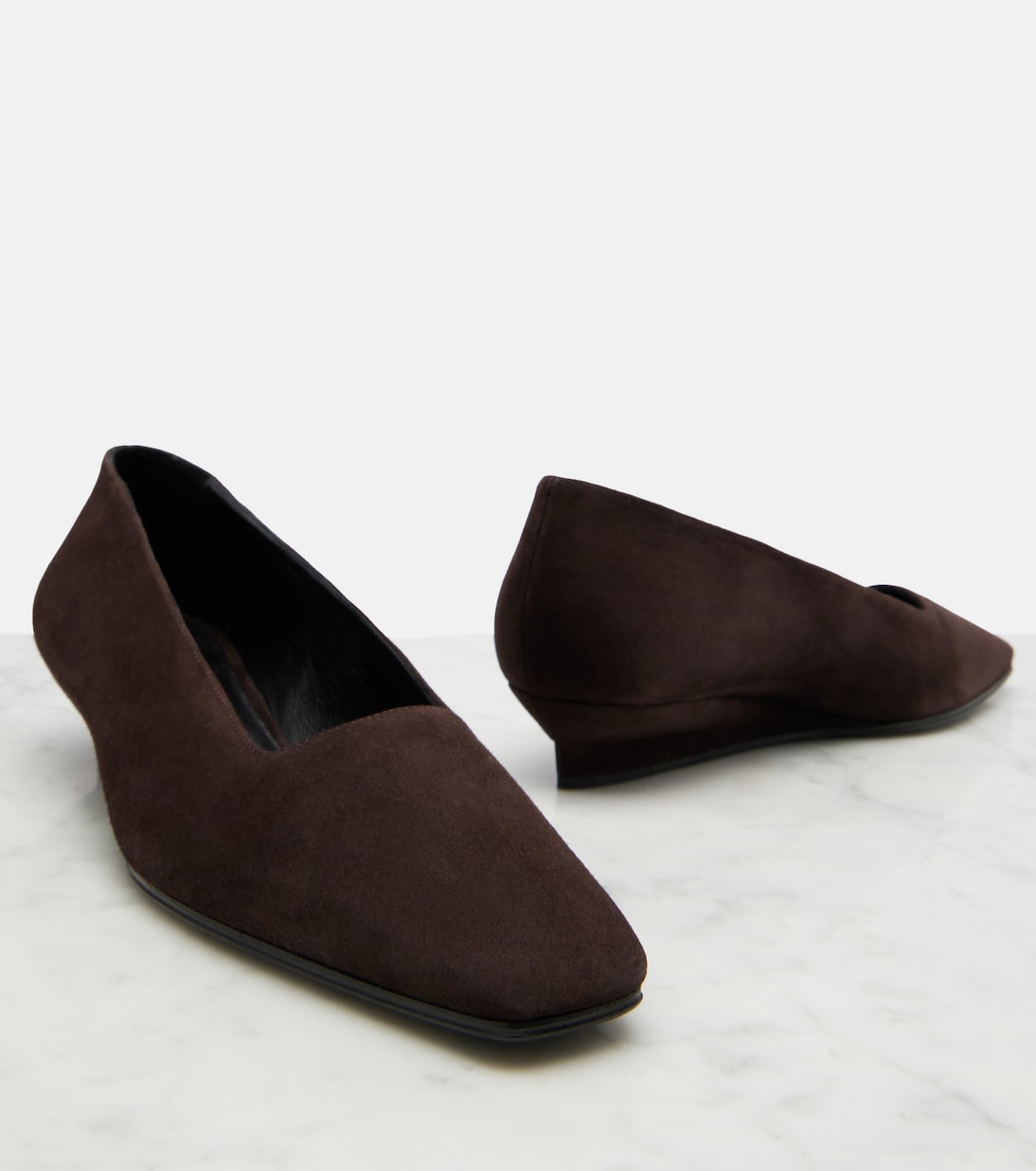 June suede wedges | The Row