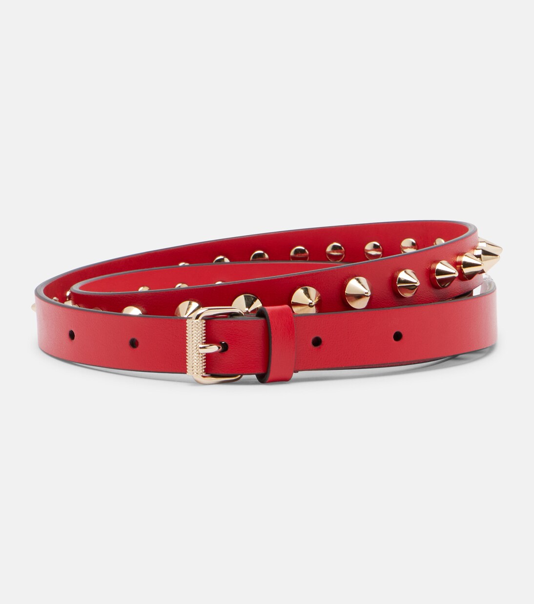 Loubispikes leather belt | Christian Louboutin