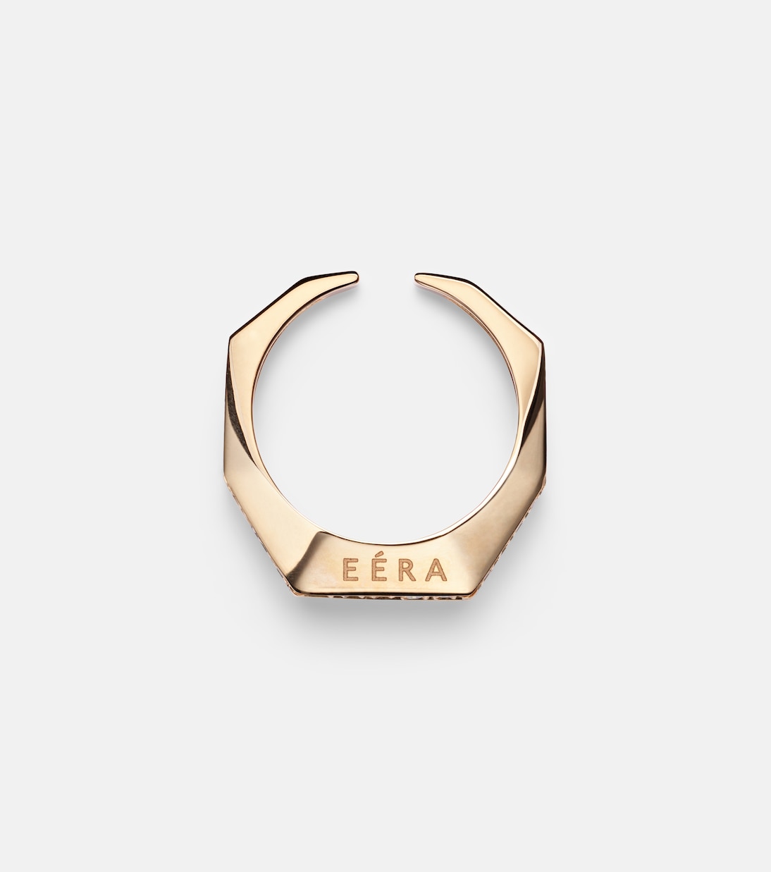 Einzelner Ear Cuff Sabrina aus 18kt Roségold mit Diamanten | Eéra