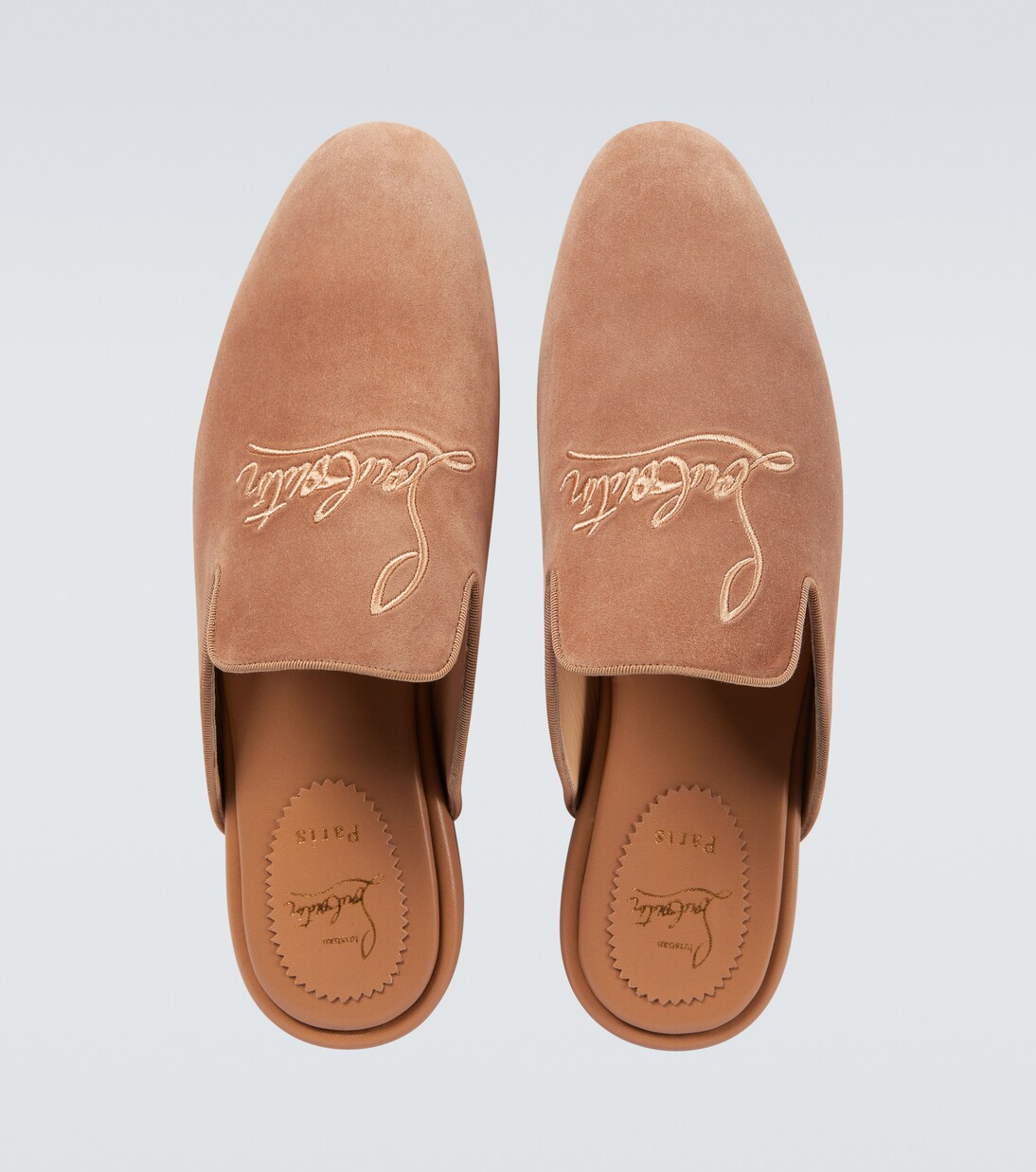 Navy Coolito Flat mules | Christian Louboutin