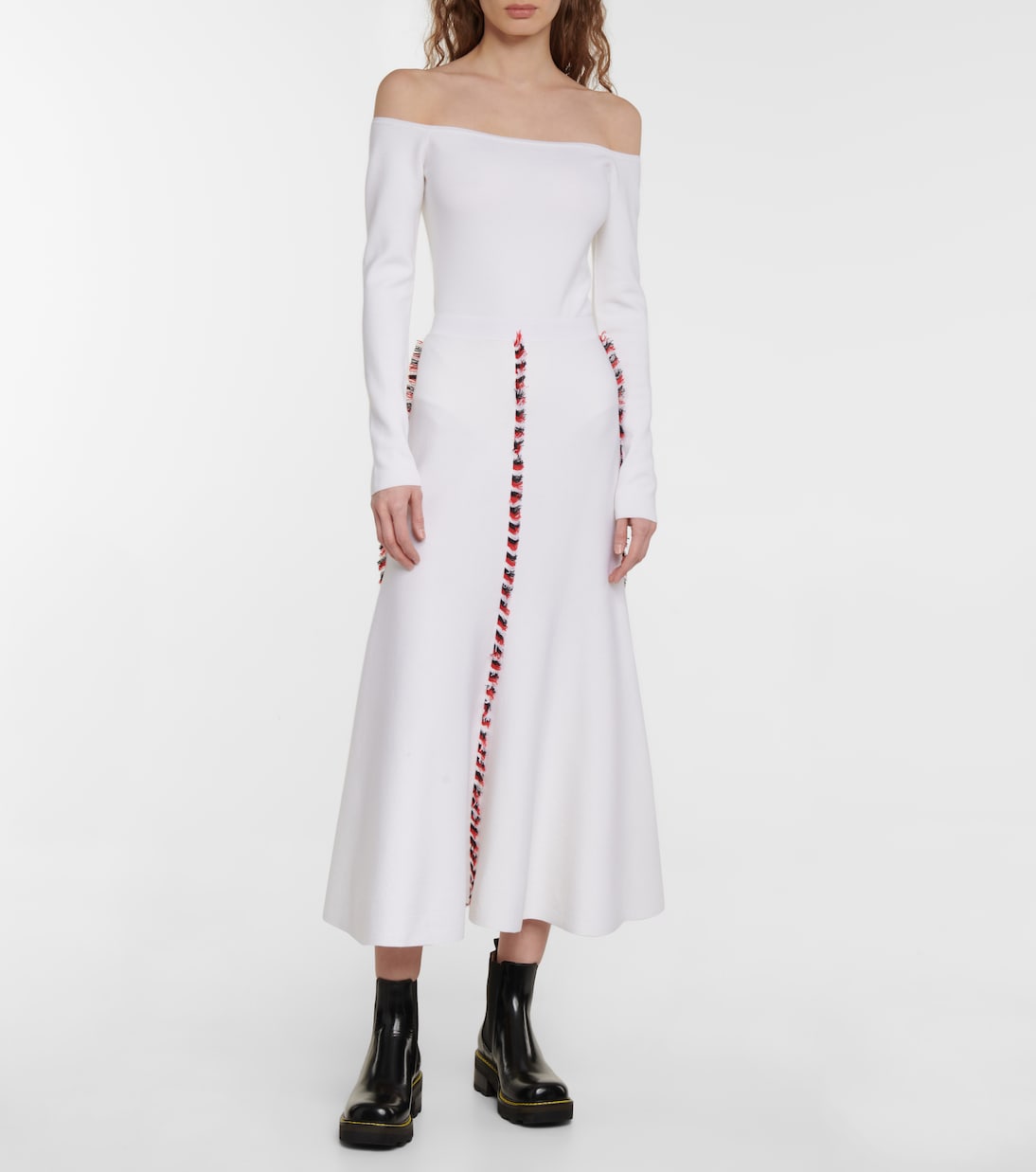 Gonna lunga Vantej in lana, seta e cashmere | Gabriela Hearst