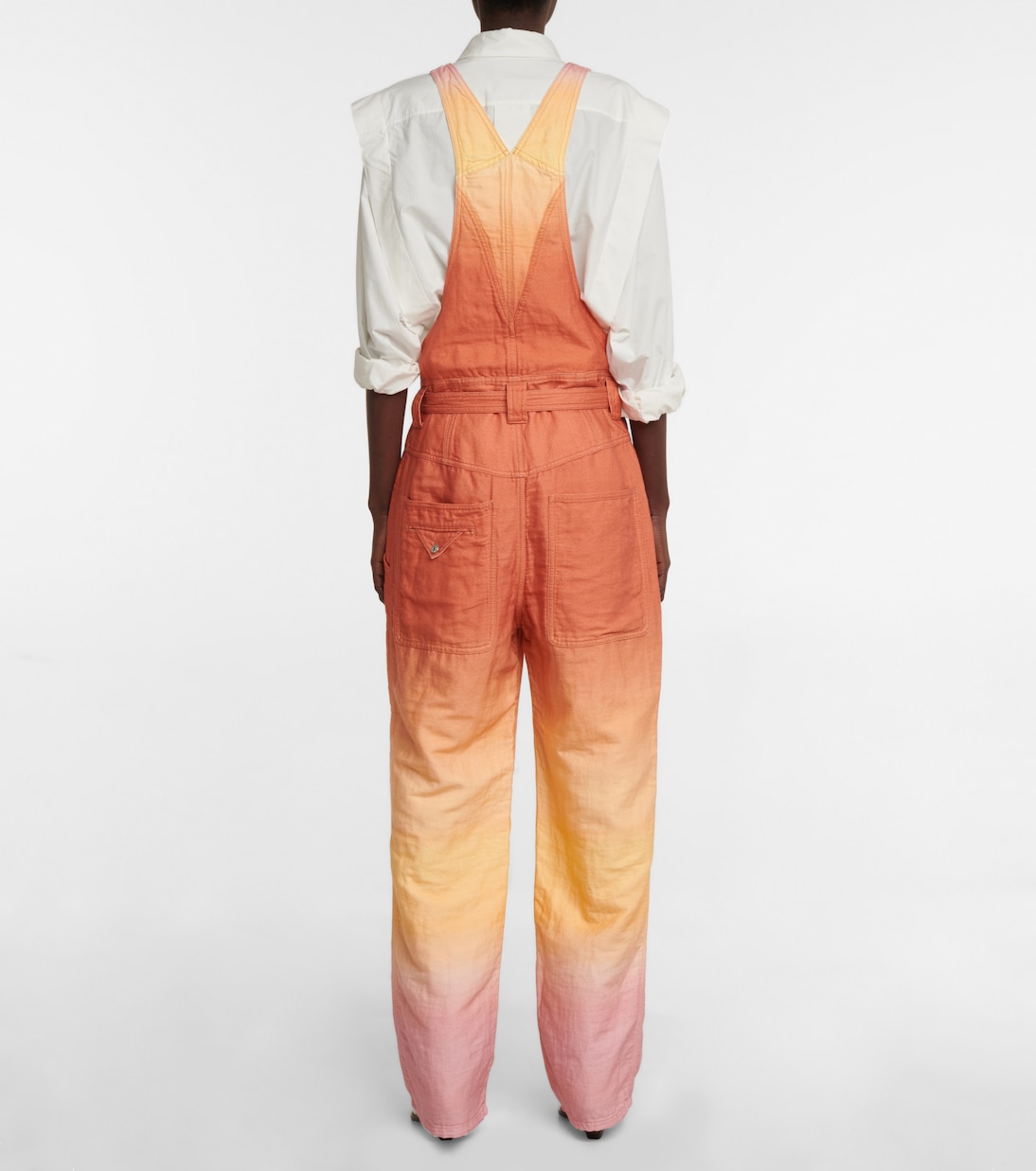 Keishatd dégradé cotton and linen jumpsuit | Isabel Marant